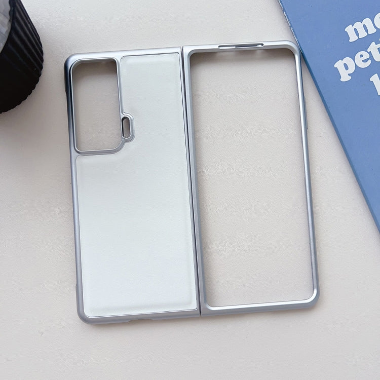 For Honor Magic Vs Metallic Paint Leather Phone Case(White)