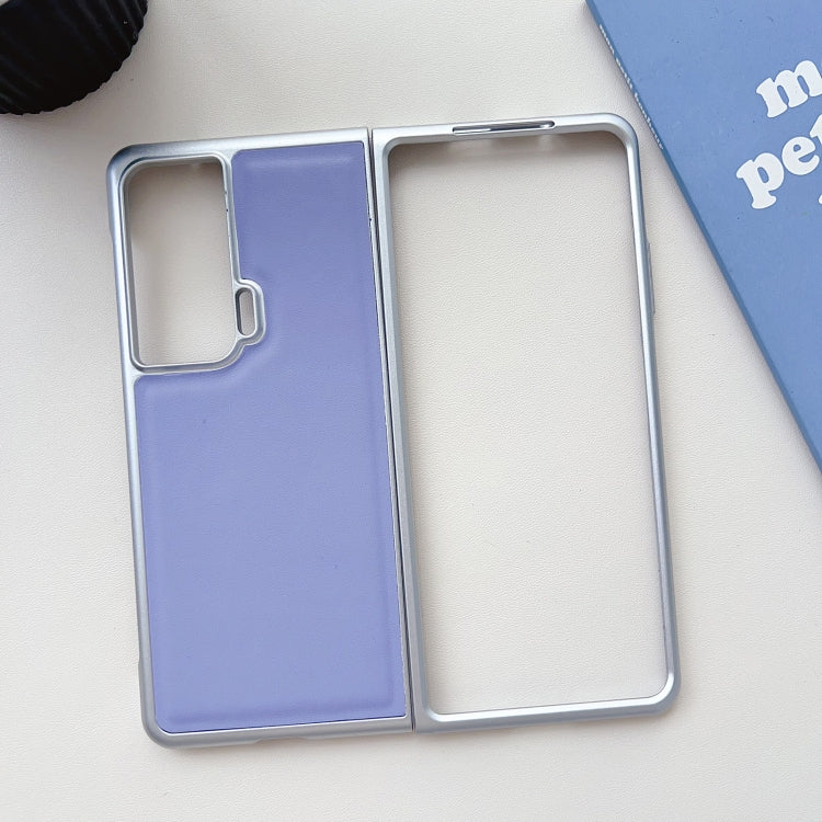 For Honor Magic Vs Metallic Paint Leather Phone Case(Purple)