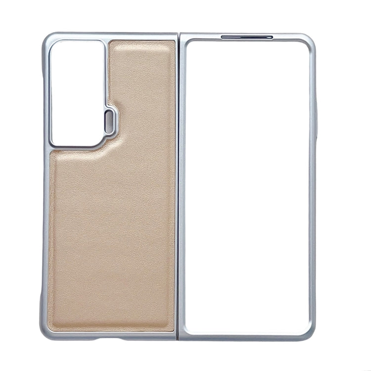 For Honor Magic Vs Metallic Paint Leather Phone Case(Gold)