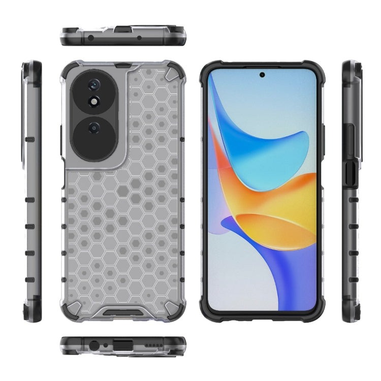 For Honor Play 50 Plus Shockproof Honeycomb PC + TPU Protective Phone Case(White)