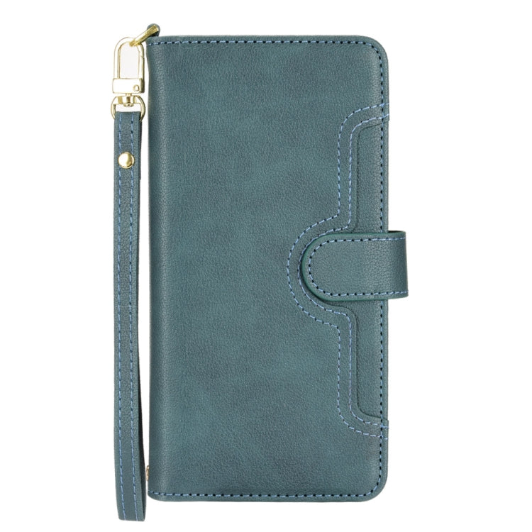 For Samsung Galaxy S24 5G Litchi Texture Zipper Leather Phone Case(Green)