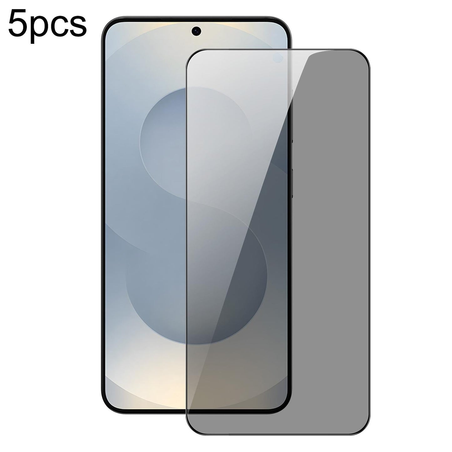 For Samsung Galaxy S25 Edge 5pcs DUX DUCIS 0.33mm 9H High Aluminum Anti-spy HD Tempered Glass Film