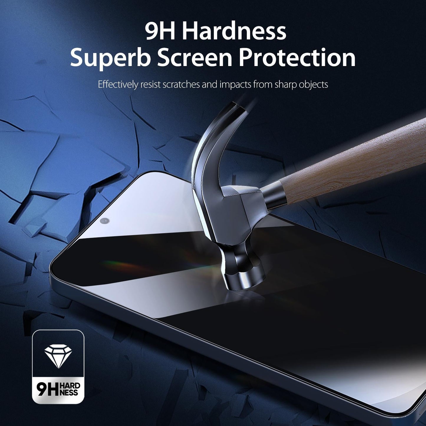 For Samsung Galaxy S25 Edge 5pcs DUX DUCIS 0.33mm 9H High Aluminum Anti-spy HD Tempered Glass Film