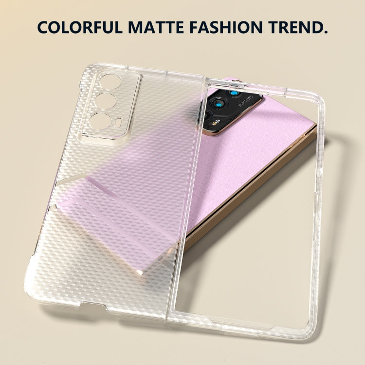 For Honor Magic Vs2 Wave Pattern Transparent Frosted Phone Case