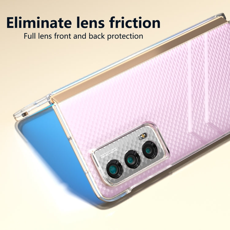 For Honor Magic Vs2 Wave Pattern Transparent Frosted Phone Case