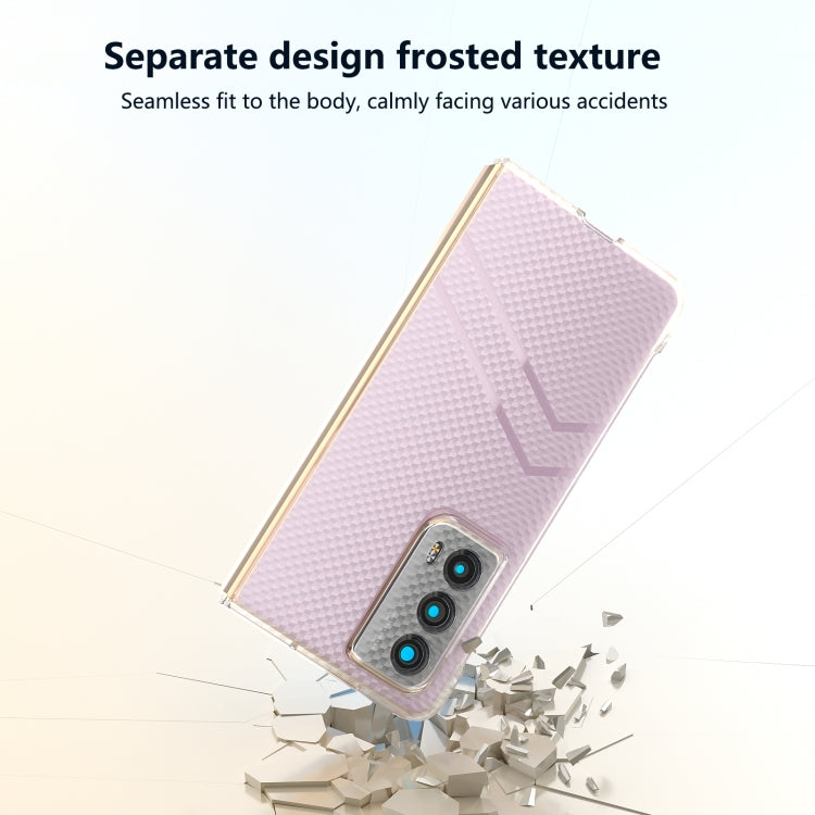 For Honor Magic Vs2 Wave Pattern Transparent Frosted Phone Case