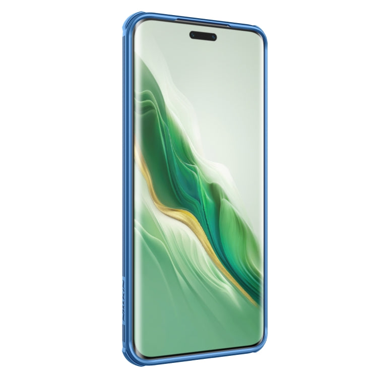 For Honor Magic6 Pro NILLKIN Black Mirror Pro Series Camshield PC Phone Case(Blue)