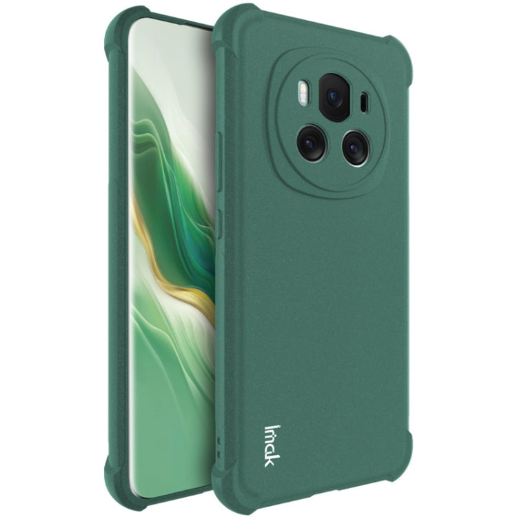 For Honor Magic6 5G imak Shockproof Airbag TPU Phone Case(Matte Green)