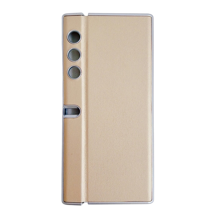 For Honor V Purse Morandi Pearlescent Paint Shockproof Phone Case(Gold)