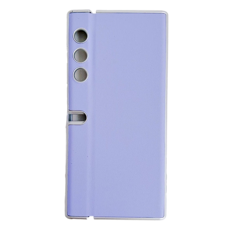 For Honor V Purse Morandi Pearlescent Paint Shockproof Phone Case(Purple)