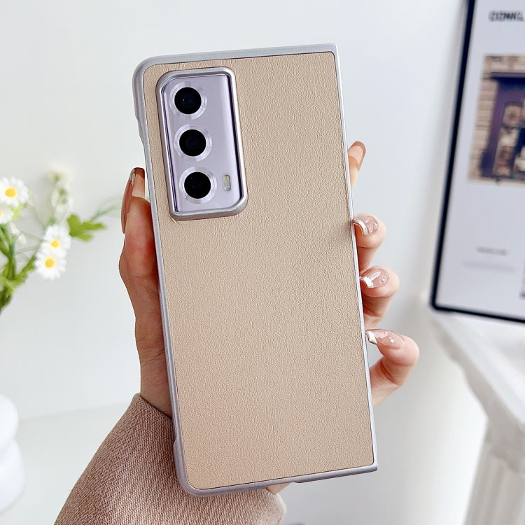 For Honor Magic Vs2 Morandi Pearlescent Paint Shockproof Phone Case(Gold)