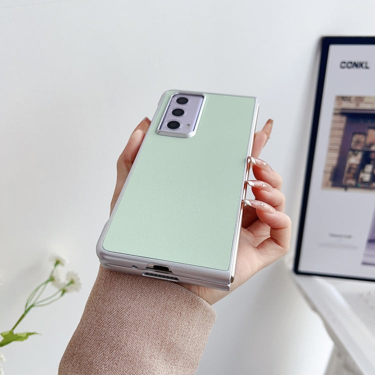 For Honor Magic Vs2 Morandi Pearlescent Paint Shockproof Phone Case(Purple)