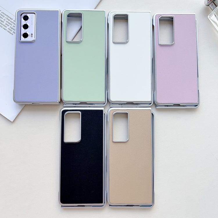 For Honor Magic Vs2 Morandi Pearlescent Paint Shockproof Phone Case(Purple)