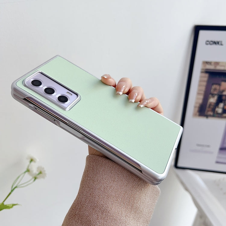 For Honor Magic Vs2 Morandi Pearlescent Paint Shockproof Phone Case(Green)