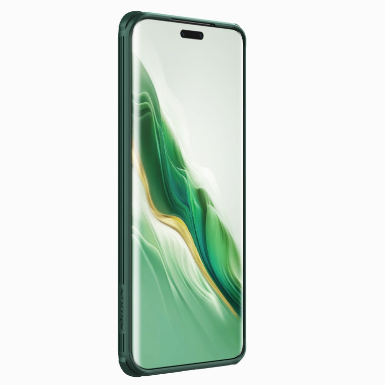 For Honor Magic6 Pro NILLKIN CamShield Prop CD Texture Mirror Phone Case(Green)