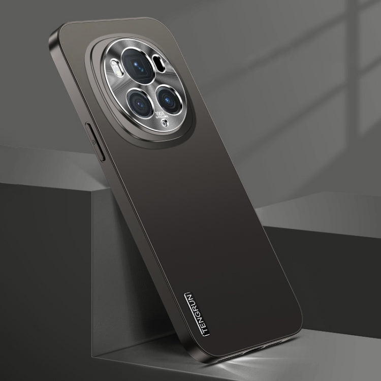 For Honor Magic6 Pro Streamer Series Micro Frosted Metal Paint PC Phone Case(Black)