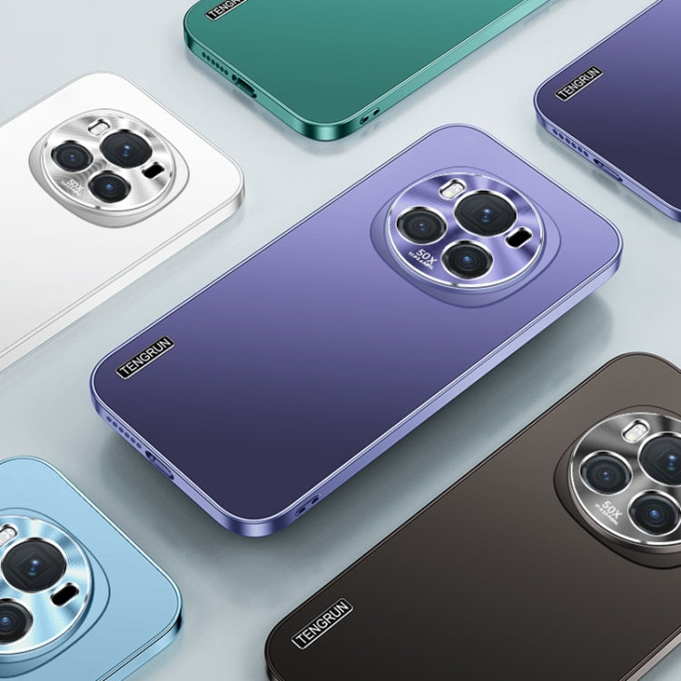 For Honor Magic6 Streamer Series Micro Frosted Metal Paint PC Phone Case(Sierra Blue)