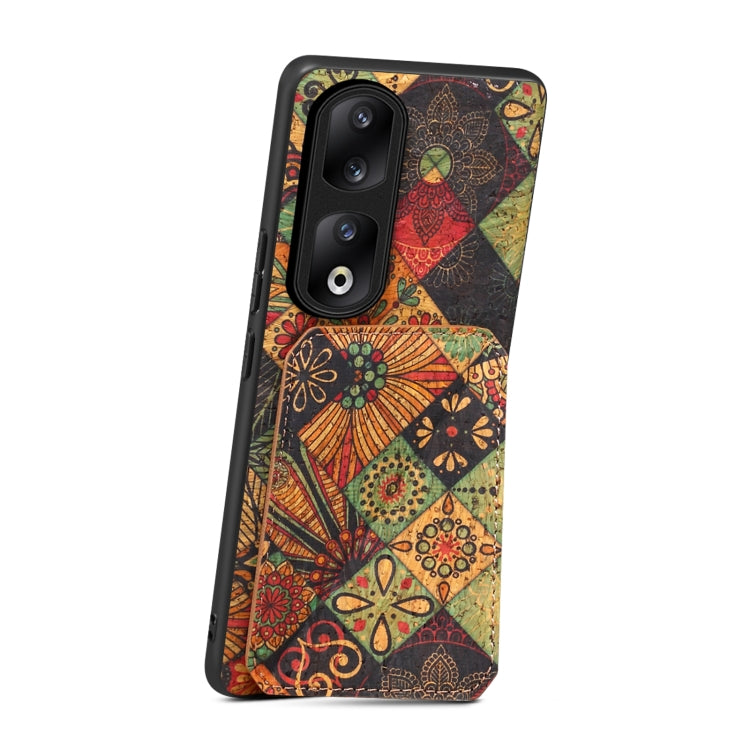 For Honor 90 Pro Dual Card Slot Holder Phone Case(Autumn Yellow)