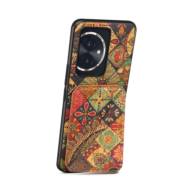 For Honor 100 Dual Card Slot Holder Phone Case(Autumn Yellow)