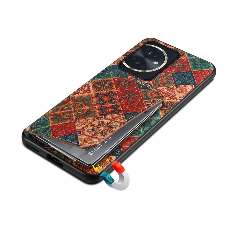 For Honor 100 Dual Card Slot Holder Phone Case(Winter Blue)