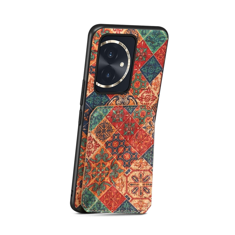 For Honor 100 Dual Card Slot Holder Phone Case(Winter Blue)