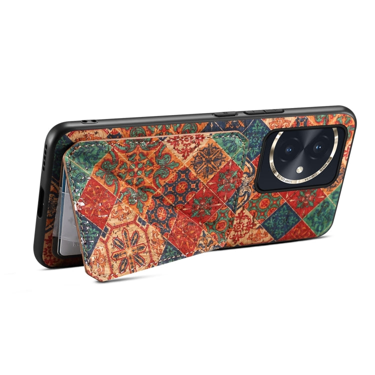 For Honor 100 Dual Card Slot Holder Phone Case(Winter Blue)