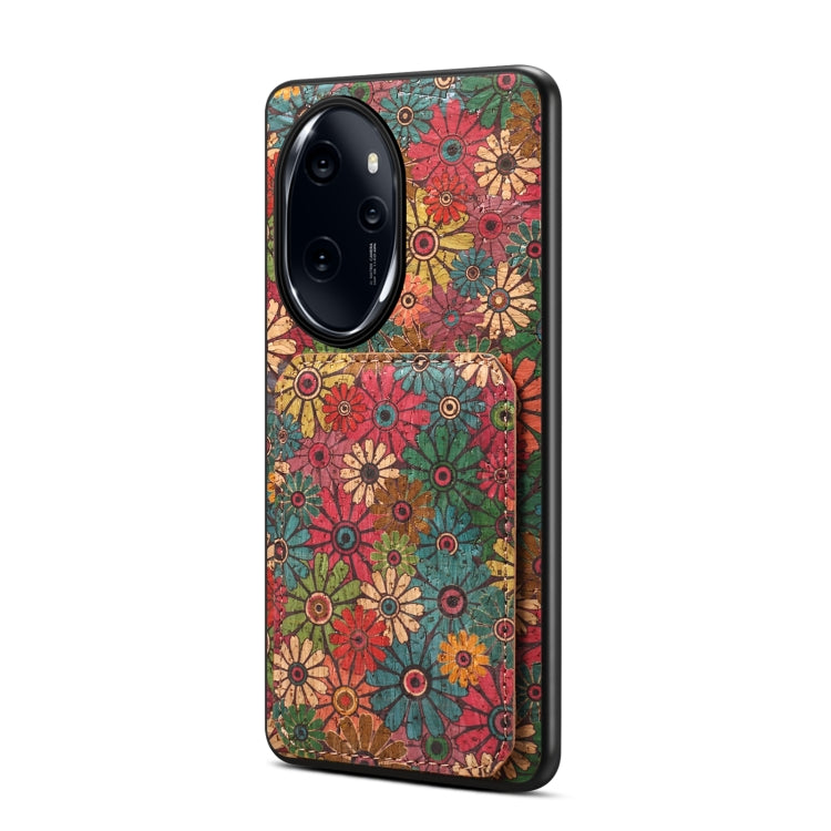 For Honor 100 Pro Dual Card Slot Holder Phone Case(Spring Green)