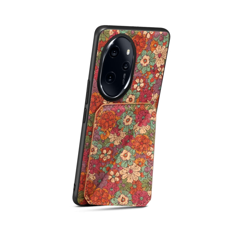 For Honor 100 Pro Dual Card Slot Holder Phone Case(Summer Red)