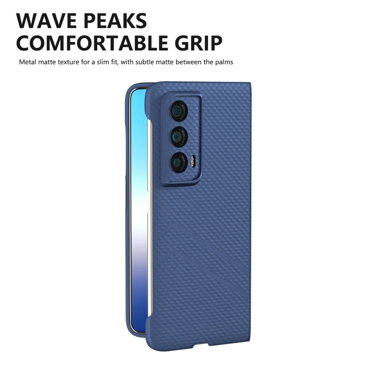 For Honor Magic Vs2 PC Frosted Texture Diamond Paint Shockproof Phone Case(Dark Blue)