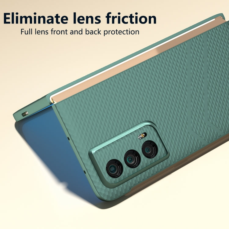 For Honor Magic Vs2 PC Frosted Texture Diamond Paint Shockproof Phone Case(Dark Green)