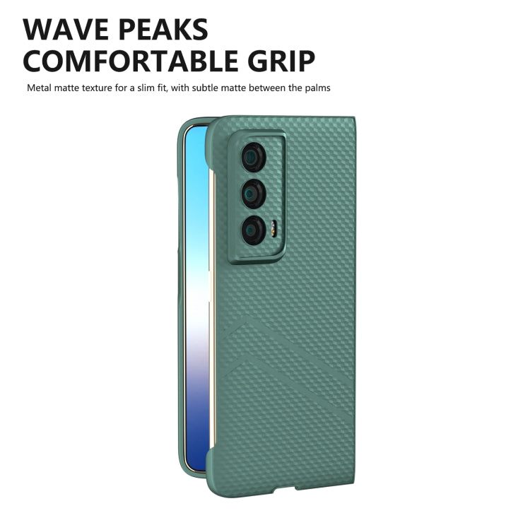 For Honor Magic Vs2 PC Frosted Texture Diamond Paint Shockproof Phone Case(Dark Green)