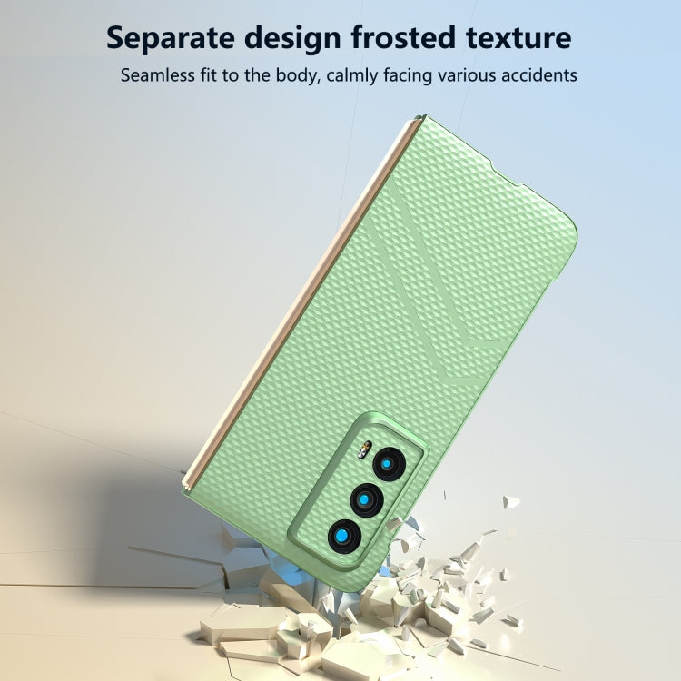 For Honor Magic Vs2 PC Frosted Texture Diamond Paint Shockproof Phone Case(Light Green)