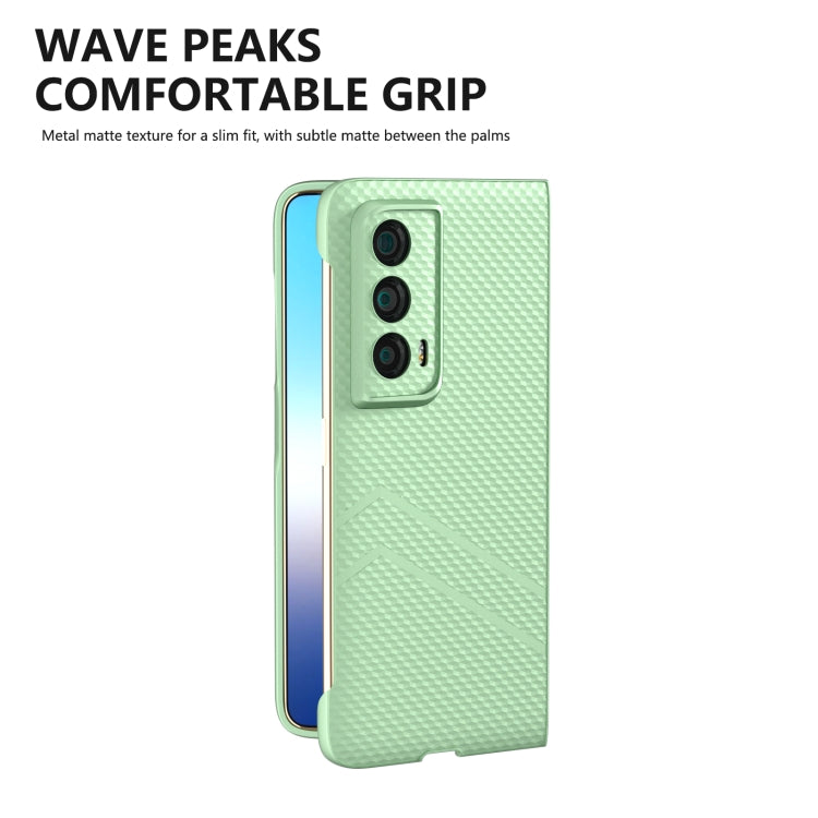 For Honor Magic Vs2 PC Frosted Texture Diamond Paint Shockproof Phone Case(Light Green)