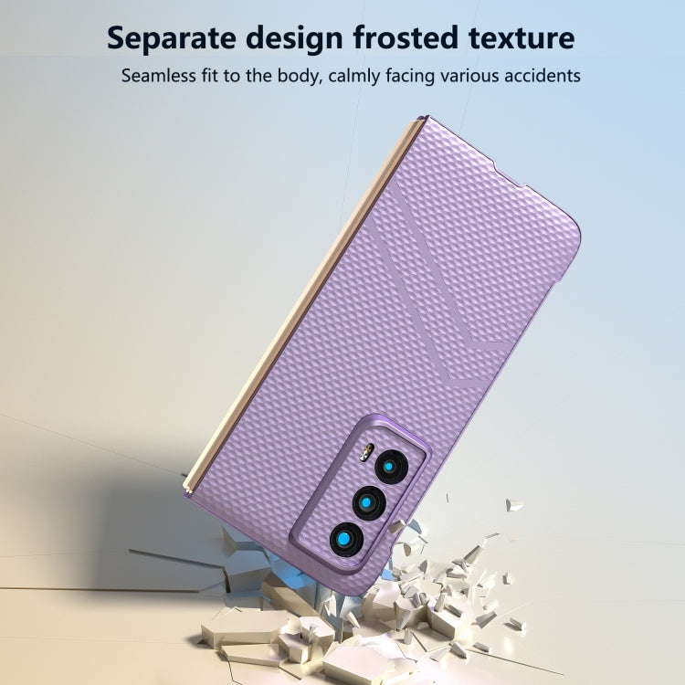 For Honor Magic Vs2 PC Frosted Texture Diamond Paint Shockproof Phone Case(Purple)