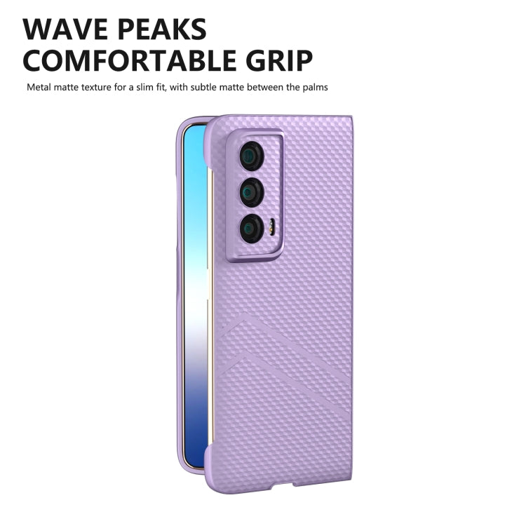 For Honor Magic Vs2 PC Frosted Texture Diamond Paint Shockproof Phone Case(Purple)