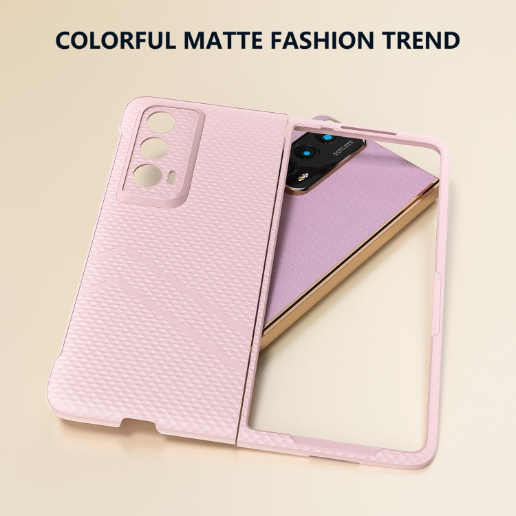 For Honor Magic Vs2 PC Frosted Texture Diamond Paint Shockproof Phone Case(Pink)