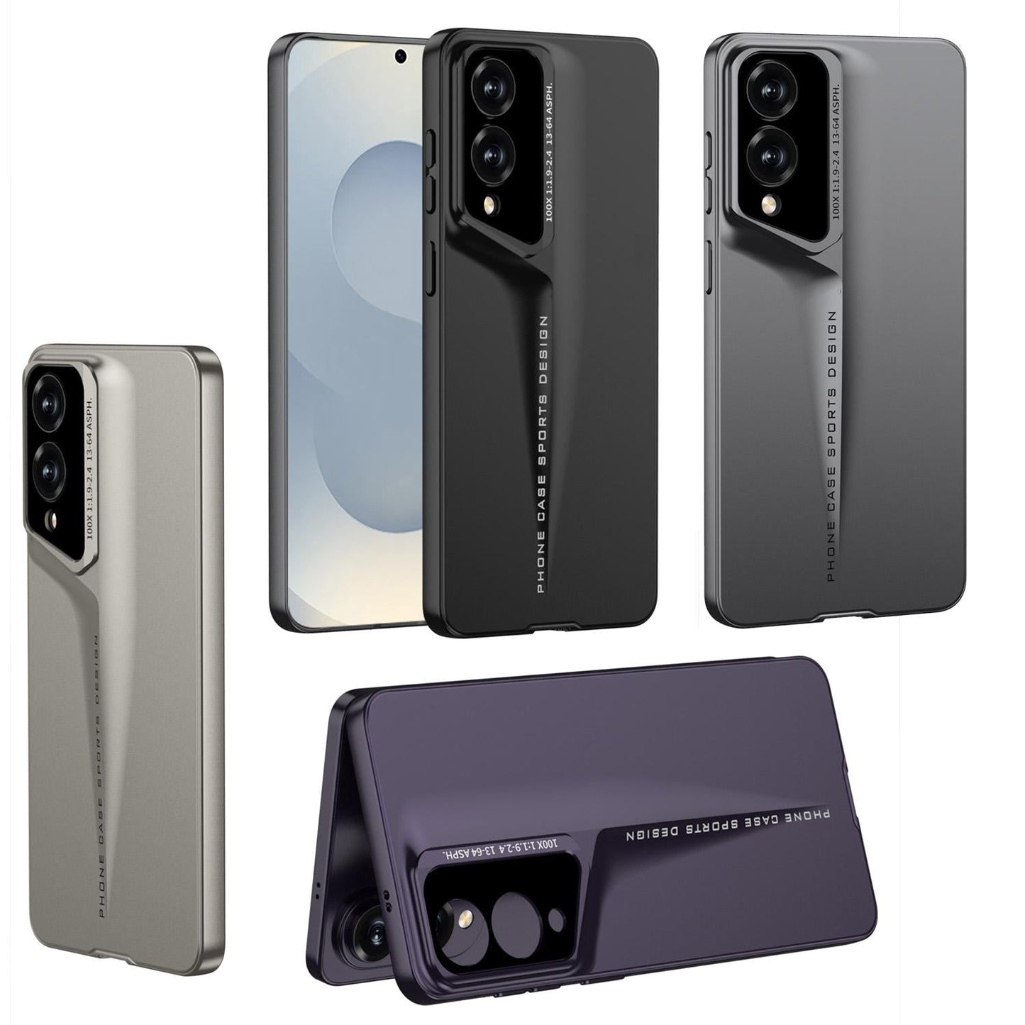 For Samsung Galaxy S25 Edge 5G GKK Blade Ultra-thin Full Coverage Phone Case(Grey)