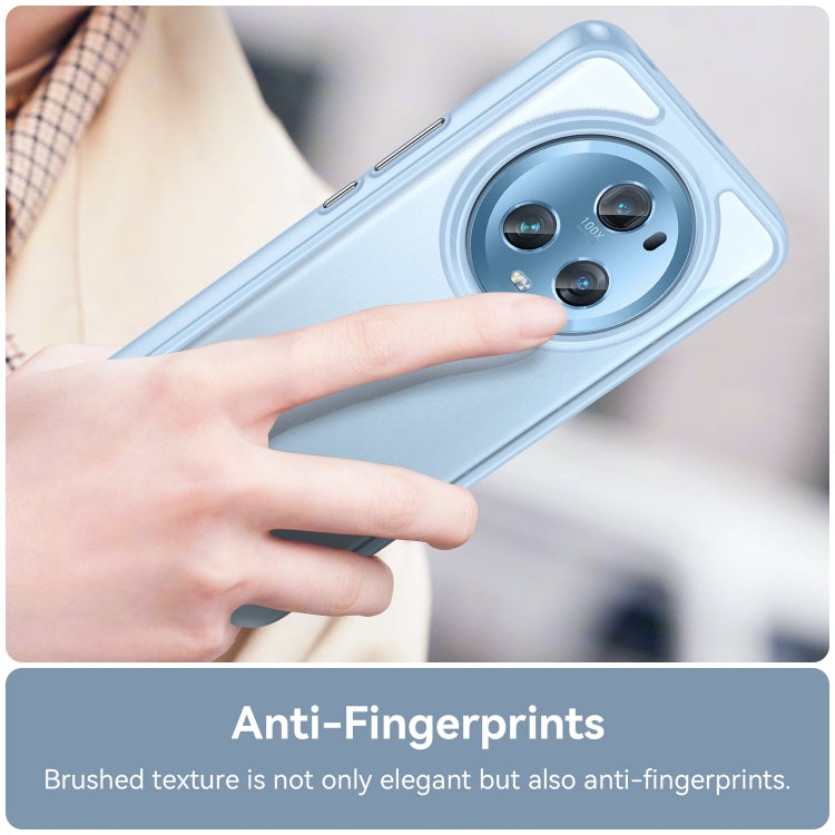 For Honor Magic5 Pro Colorful Series Acrylic Hybrid TPU Phone Case(Blue)