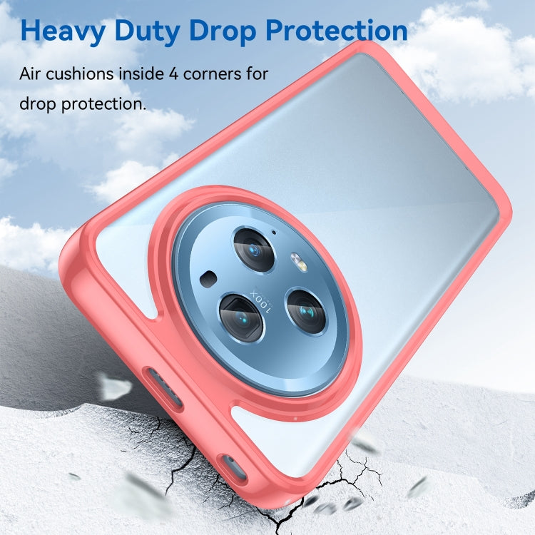 For Honor Magic5 Pro Colorful Series Acrylic Hybrid TPU Phone Case(Red)