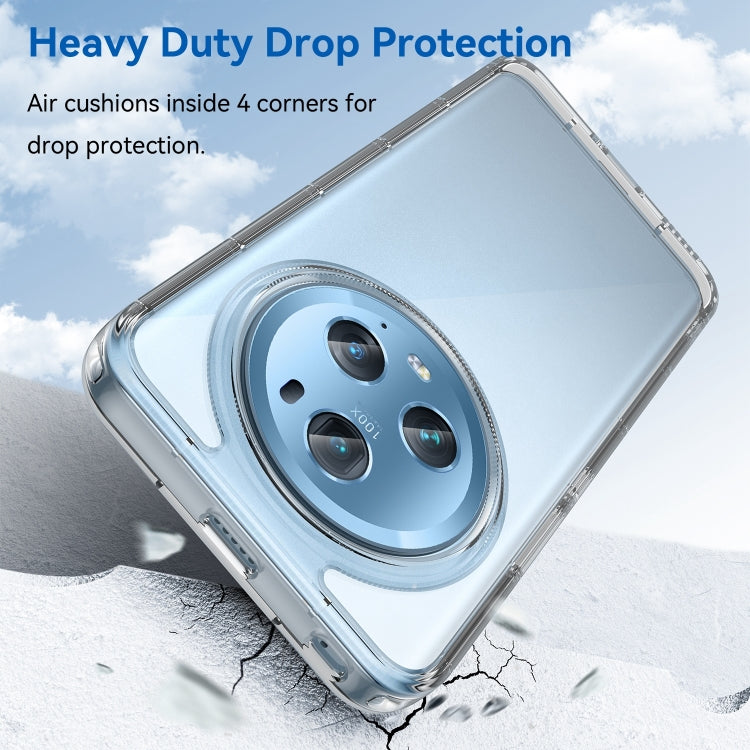 For Honor Magic5 Pro Colorful Series Acrylic Hybrid TPU Phone Case(Transparent)