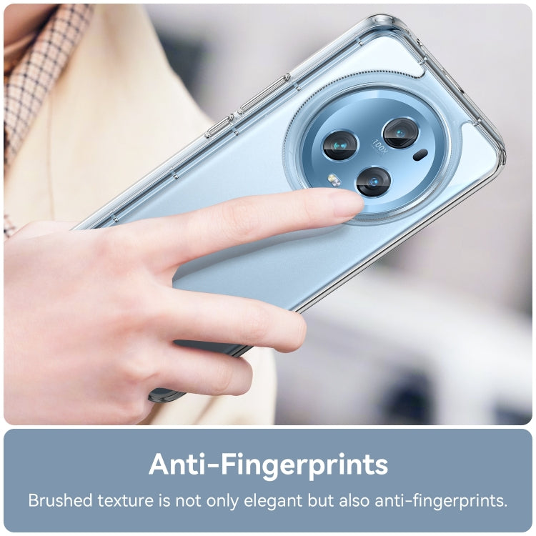 For Honor Magic5 Pro Colorful Series Acrylic Hybrid TPU Phone Case(Transparent)