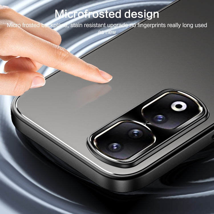 For Honor 90 R-JUST RJ-61 Electroplating Frosted TPU + PC Phone Case(Pink)