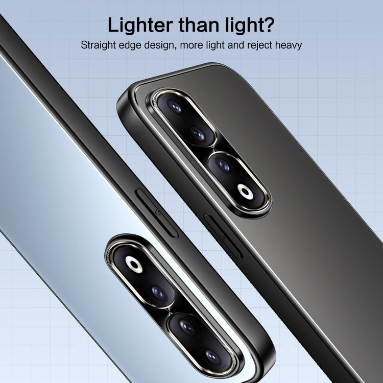 For Honor 90 R-JUST RJ-61 Electroplating Frosted TPU + PC Phone Case(Blue)