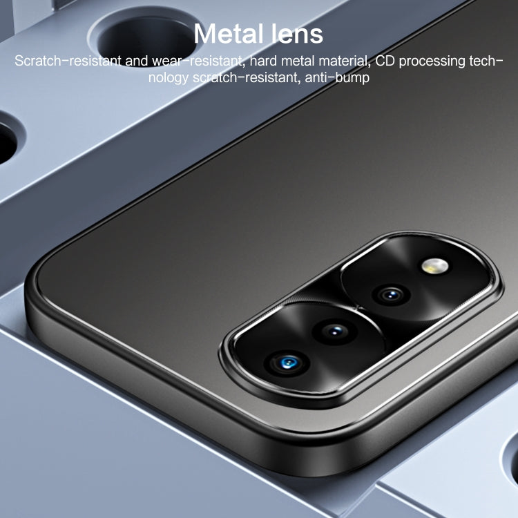 For Honor 70 Pro R-JUST RJ-61 Electroplating Frosted TPU + PC Phone Case(Pink)