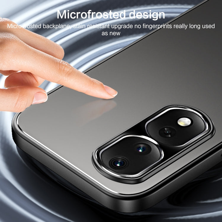 For Honor 80 Pro R-JUST RJ-61 Electroplating Frosted TPU + PC Phone Case with Holder(Pink)