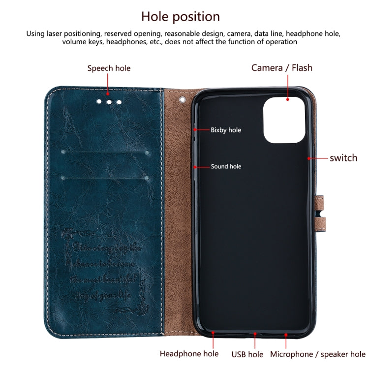 For Samsung Galaxy S24 Oil Wax Texture Shockproof Flip Leather Phone Case(Yellow)