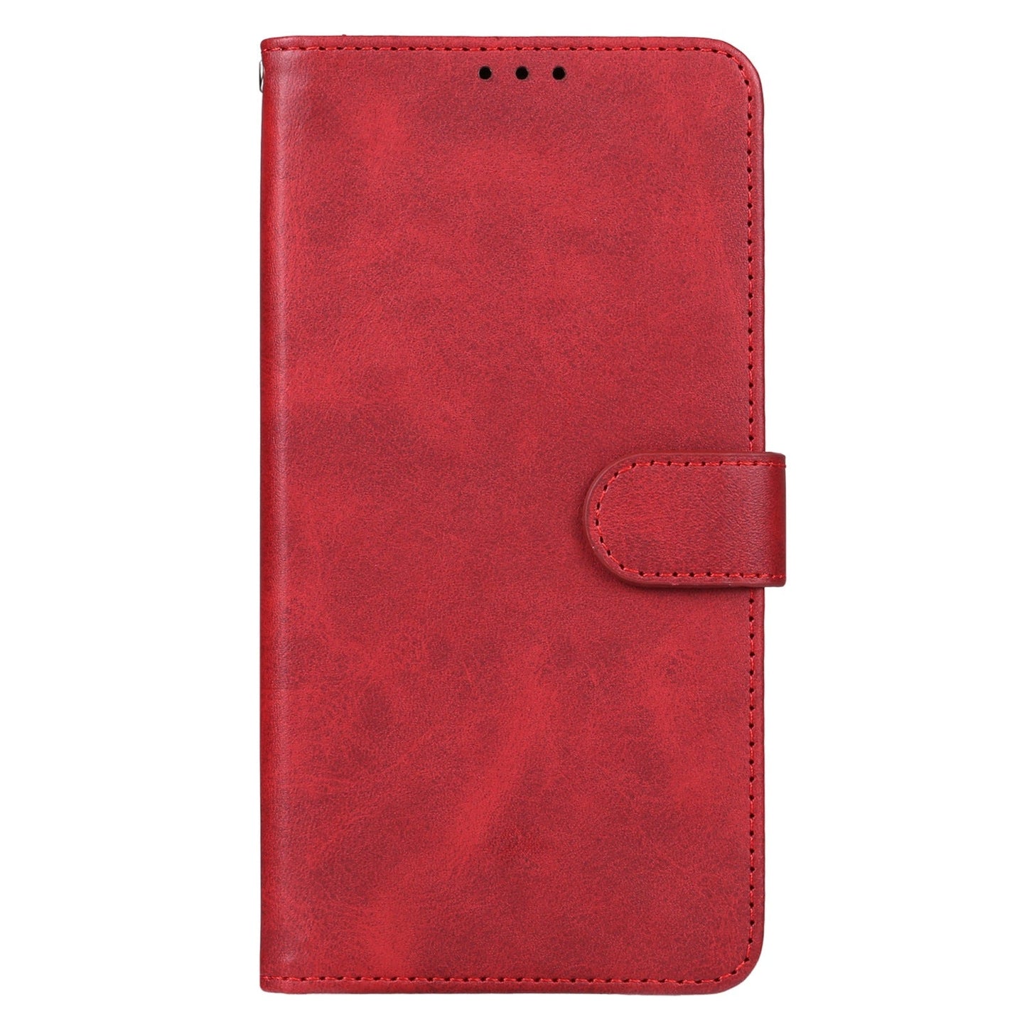 For iPhone 16e Leather Phone Case(Red)