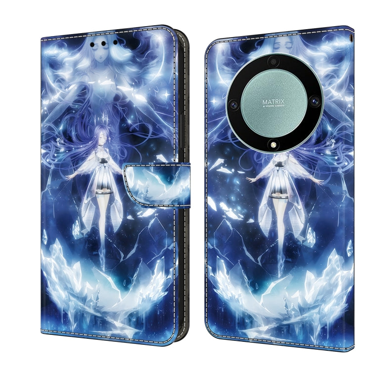 For Honor Magic5 Lite/X40 Crystal Painted Leather Phone case(Magic Fairy)