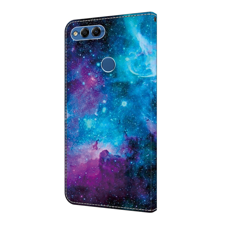 For Honor 9 Lite Crystal Painted Leather Phone case(Starry Sky)