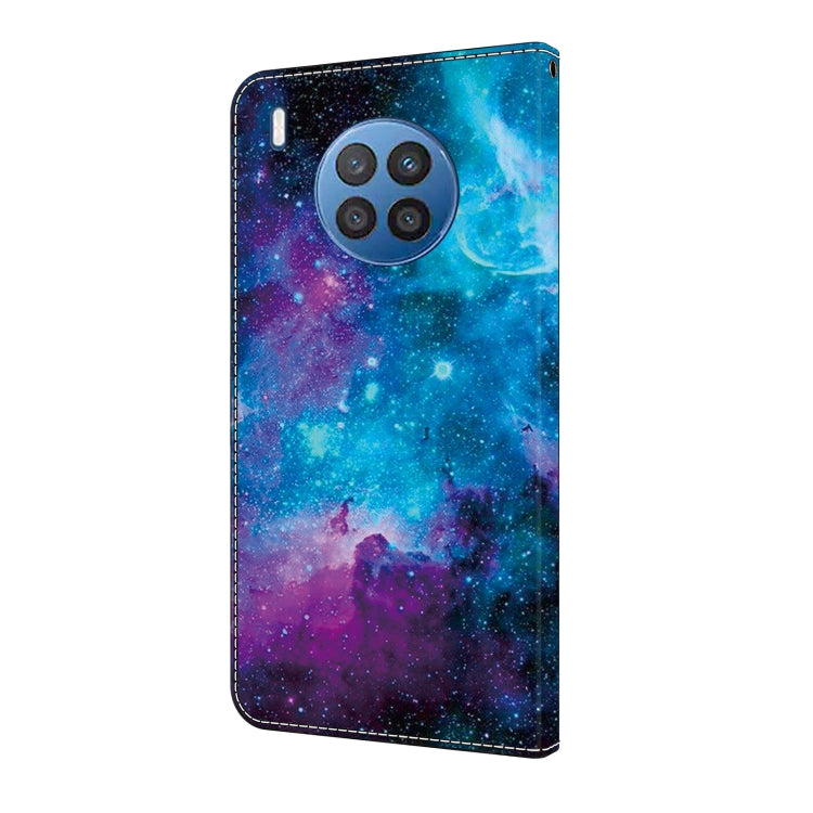 For Honor 50 Lite Crystal Painted Leather Phone case(Starry Sky)